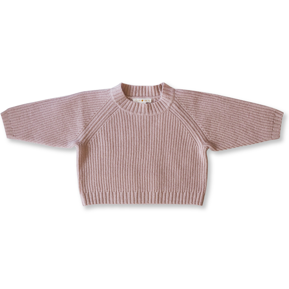 Raglan Merino Pull Over - Blush