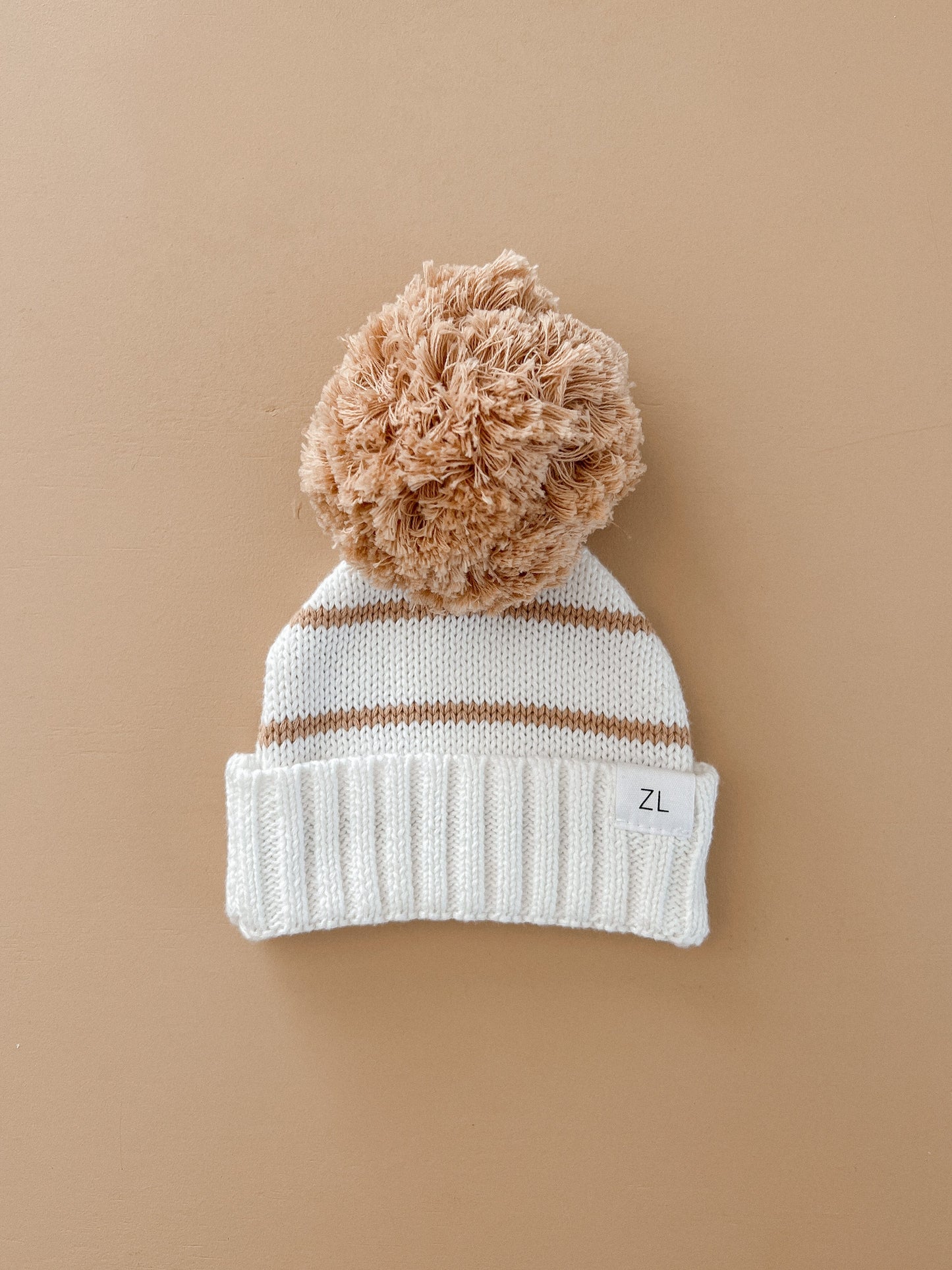 BEANIE | CARAMEL STRIPES