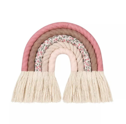 Macrame Rainbow - Pink