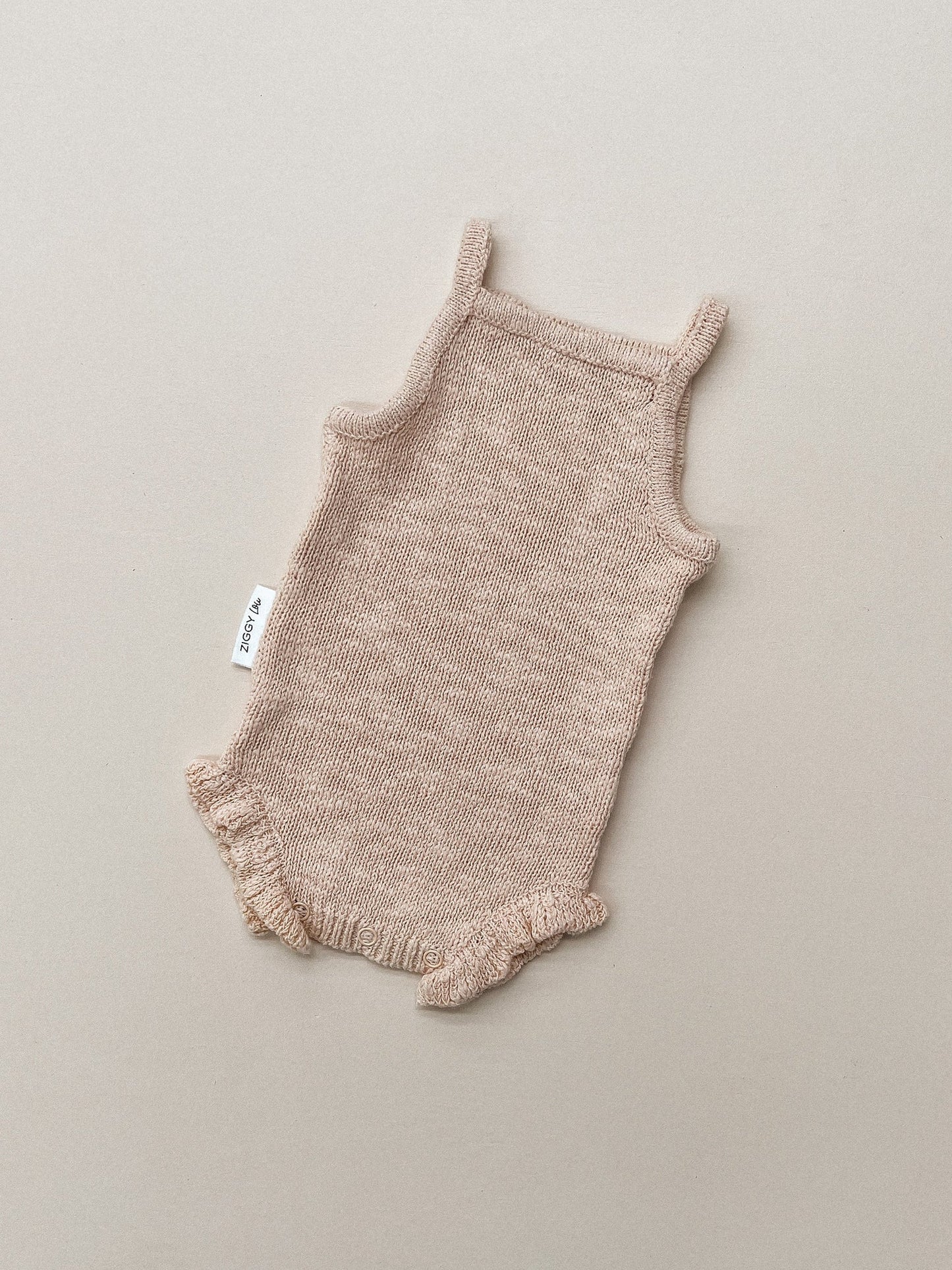 KNITTED FRILL BODYSUIT | SHELL